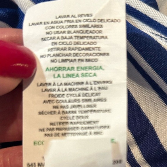 Indianapolis Colts NFL Team Apparel Cool Polo Shirt - Blue, White Striped Size L - Picture 15 of 15